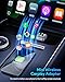 Wireless CarPlay Adapter for iPhone Apple—𝐔𝐥𝐭𝐫𝐚 𝐌𝐢𝐧𝐢, 𝟐𝟎𝟐𝟓 𝟐-𝐢𝐧-𝟏 Android Auto Adapter, Convert Wired to Car Play Wireless, Zero Latency for iOS 10+ & Android 11+, GPS System