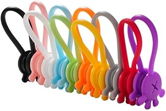 Bridas magnéticas para organización de cables, manera perfecta de gestionar tus auriculares y cables de carga de manera eficaz