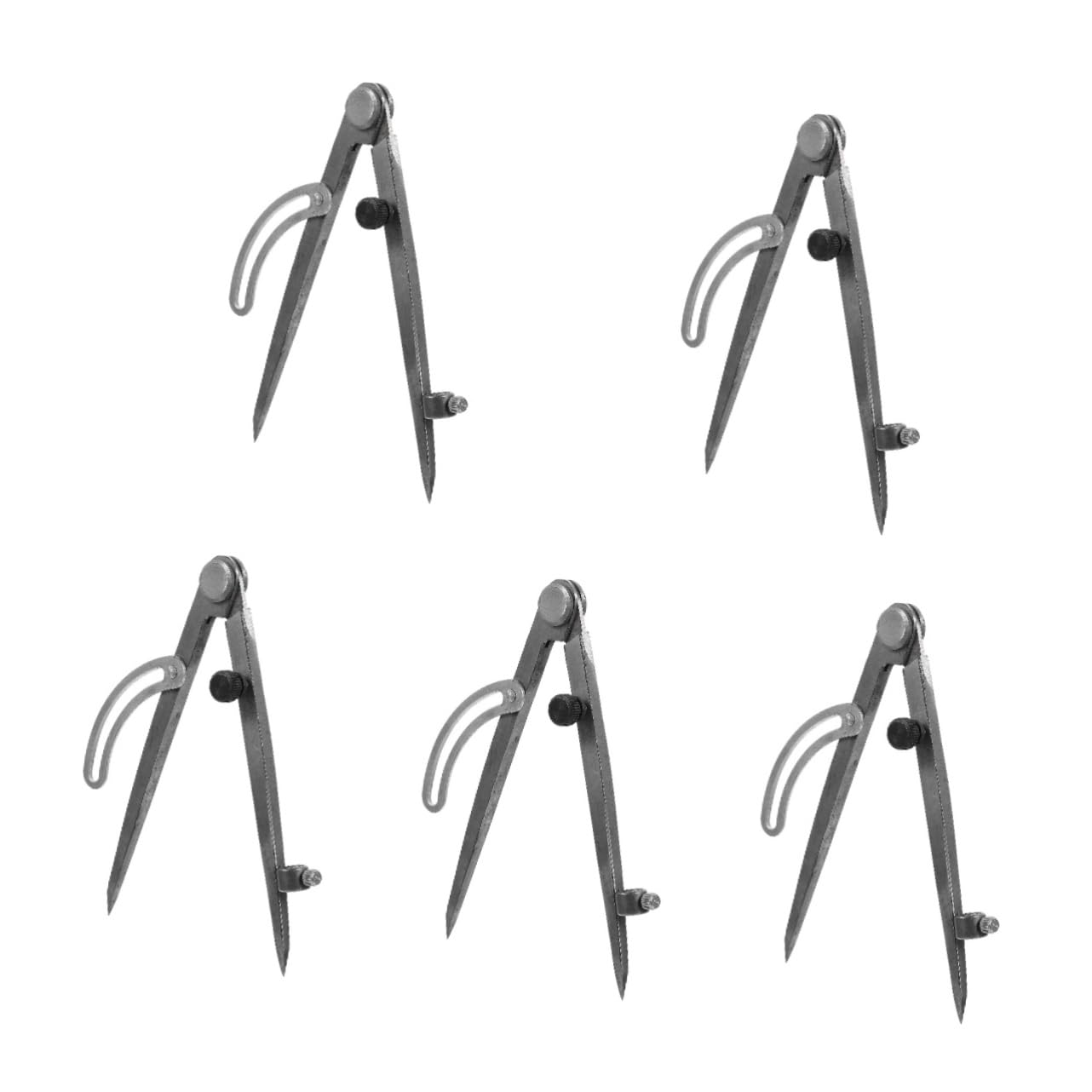 OSALADI 5 Pièces Jauge De Marquage Rédaction De La Boussole Étrier Dessin Règle De Cercle De Travail Du Bois Outil Compas Boussoles De Meubles Fabricant De Cercle Acier Carbone