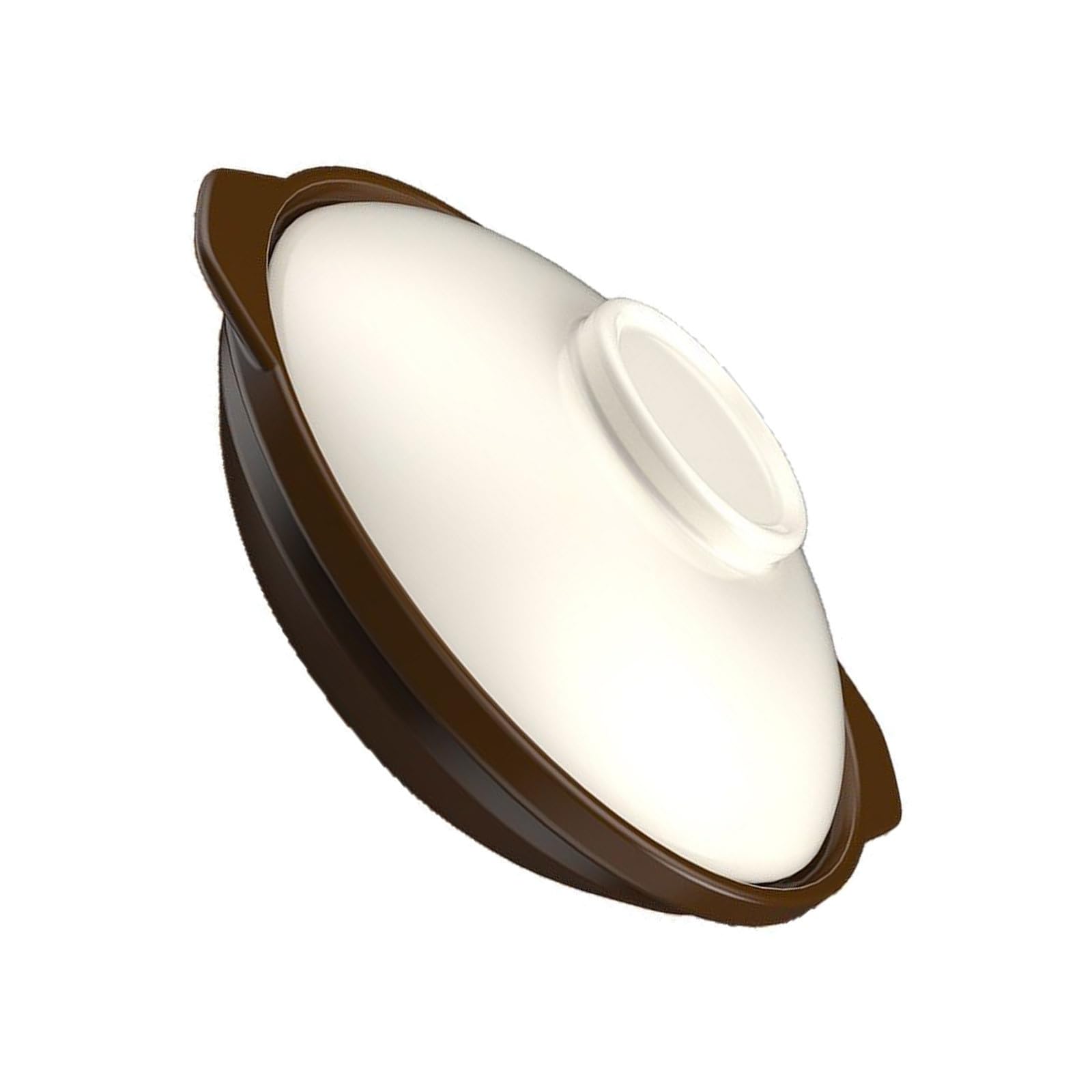 Zerodeko Pentola in Argilla da 1,4 Quart per Cucinare Riso e Stufati con Distribuzione Uniforme del Calore e Coperchio, Elegante e Resistente per Ricette Asiatiche in Cucina Domestica
