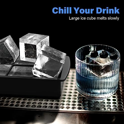 Bandeja grande para cubos de hielo para whisky miniatura 2
