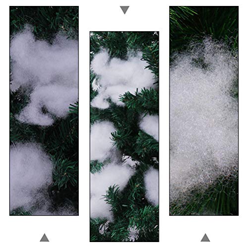 2 Floco De Neve Artificial Festa Neve Falsa Vila Exibe Neve Artesanato De Presépio Decoração De Neve