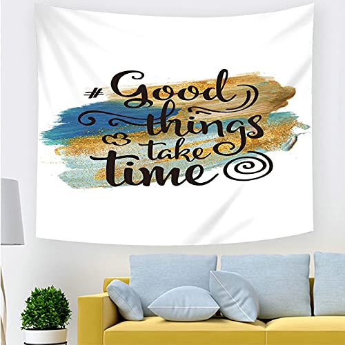 Tapiz de pared de poliéster resistente con diseño artístico dorado para decorar tu habitación 5