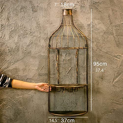 Soporte Vintage de Pared para Botellas de Vino miniatura 2