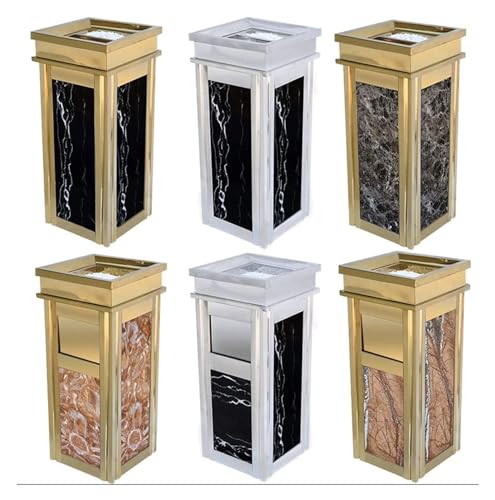 Caneca de basura cuadrada de Microcrystalline Stone Panel miniatura 5