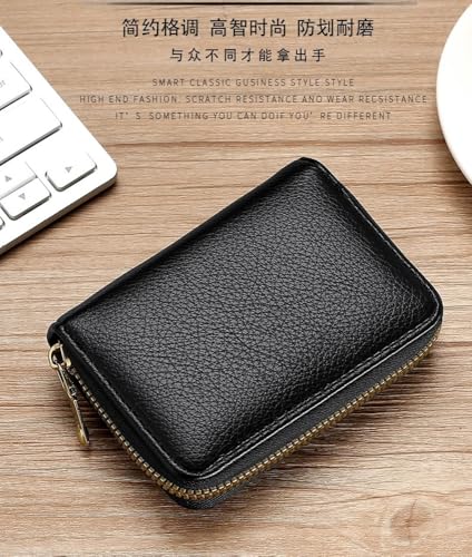 for TANGEM/Arculus Secure Crypto Wallet Case, 9 Card Holder Slots Zipper Leather Carrying Case Compatible with TANGEM/Arculus Crypto Cold Storage Wallet3