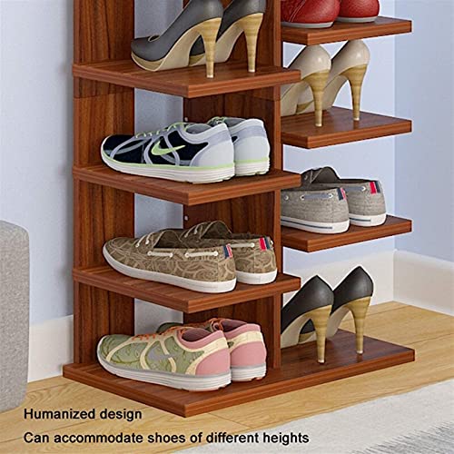 Rangement étagère à chaussures pour optimiser les petits espaces entrée placard multicouche - 3