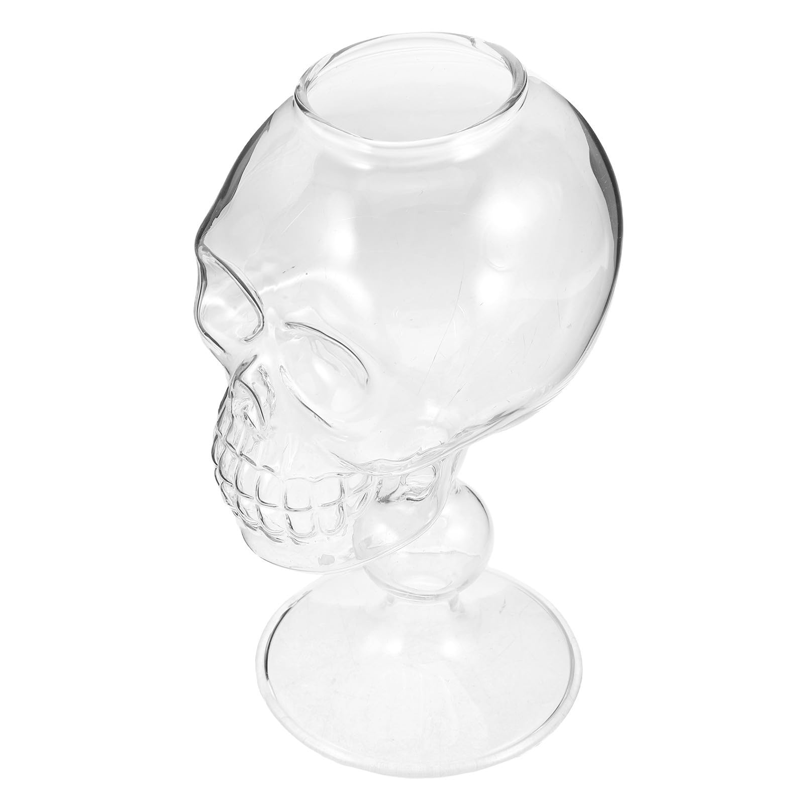 Copa de vino tinto con forma de calavera ideal para regalar en reuniones 1