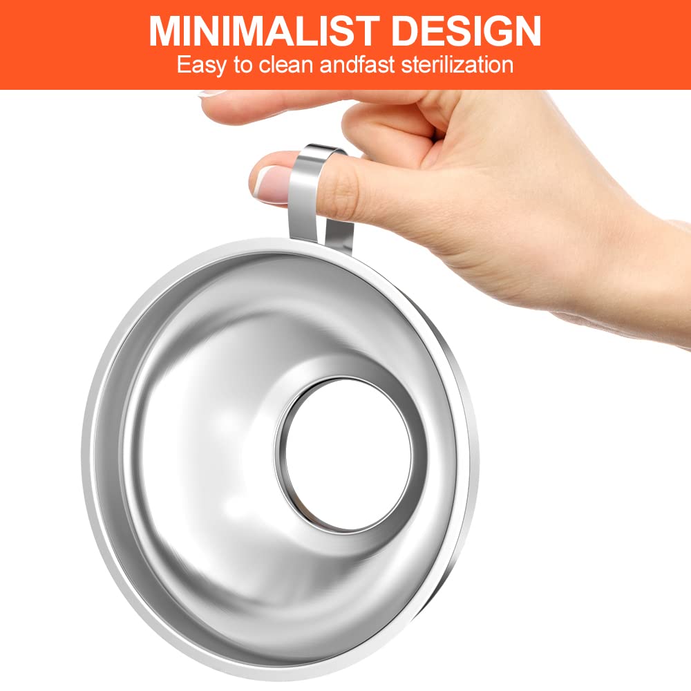 2 Stück Küchentrichter Aus Kunststoff - Breite Einfülltrichter Für Flaschen