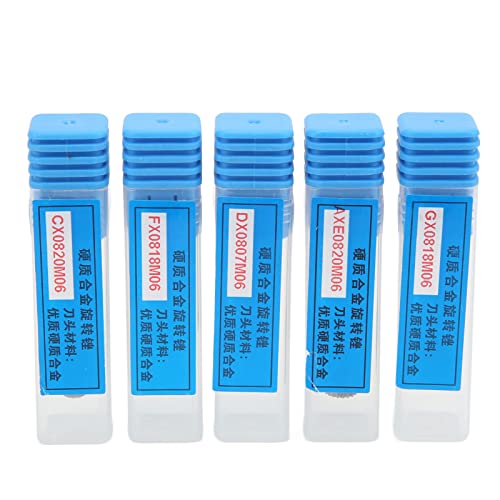Set 5 Piezas Fresas de Carburo para Amoladora 6x8mm miniatura 4
