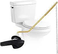 Vista 14 de iFealClear Kit universal de repuesto para manija de inodoro, mango de inodoro de montaje lateral/angular, compatible con Kohler