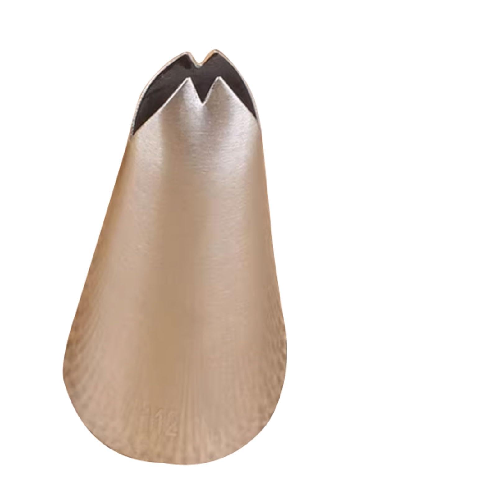 FROON Bowknot and Leaf Decorating Nozzle Set (No. 112 and 115) Stainless Steel Piping Tips for Cake Ribbons Baking Tools Pastry Nozzles