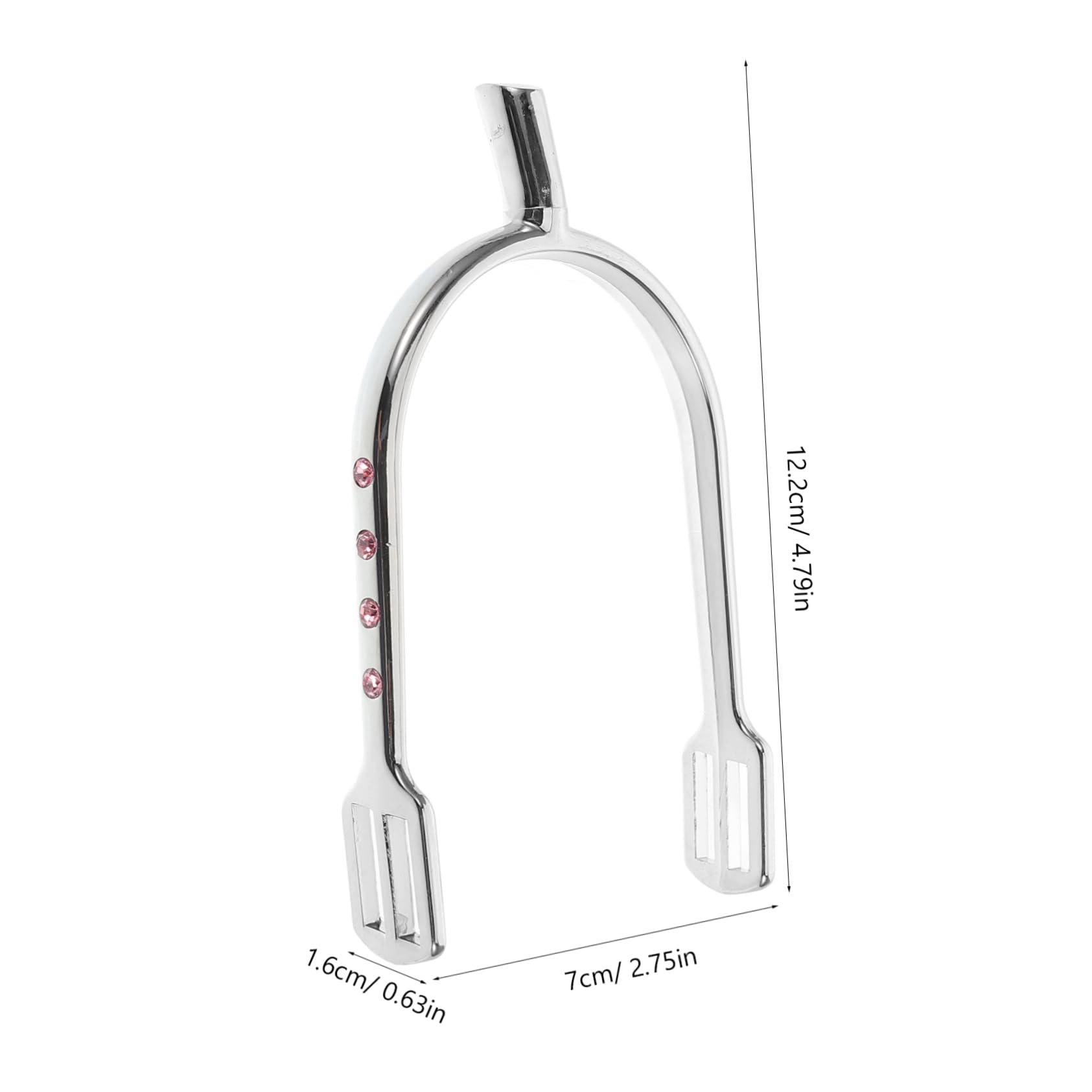 Ipetboom Saddle Pads Spur Spur Straps Silver Zinc Alloy