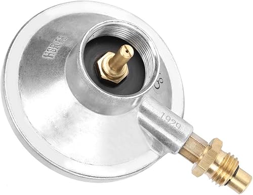 Miniatura 9 de Regulador de parrilla de aleación de zinc Plug and Play, regulador de baja presión ajustable, válvula de control, para barbacoas Fácil de instalar
