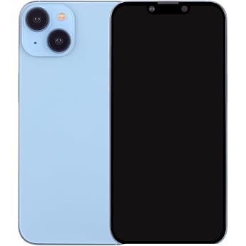 Exclusive Display Model iPhone 14 Blue Black Screen Mockup Smartphone Dummy | Perfect for Display, In-store Display, and Photography Props as a Realistic Size Mobile Model from a