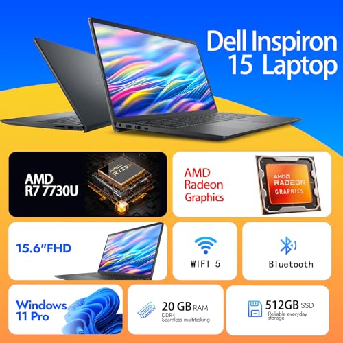 Dell Inspiron 15 Laptop Táctil 15.6" FHD Ryzen 7 16GB RAM 1TB SSD miniatura 2