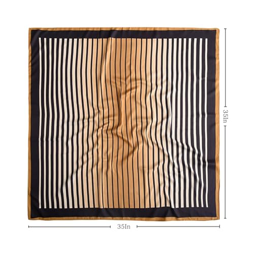 Women's Square Silk Like Head Scarf Large 35 inch Silk Feeling Hair Wrapping Satin Scarves for Sleeping Bandanas2