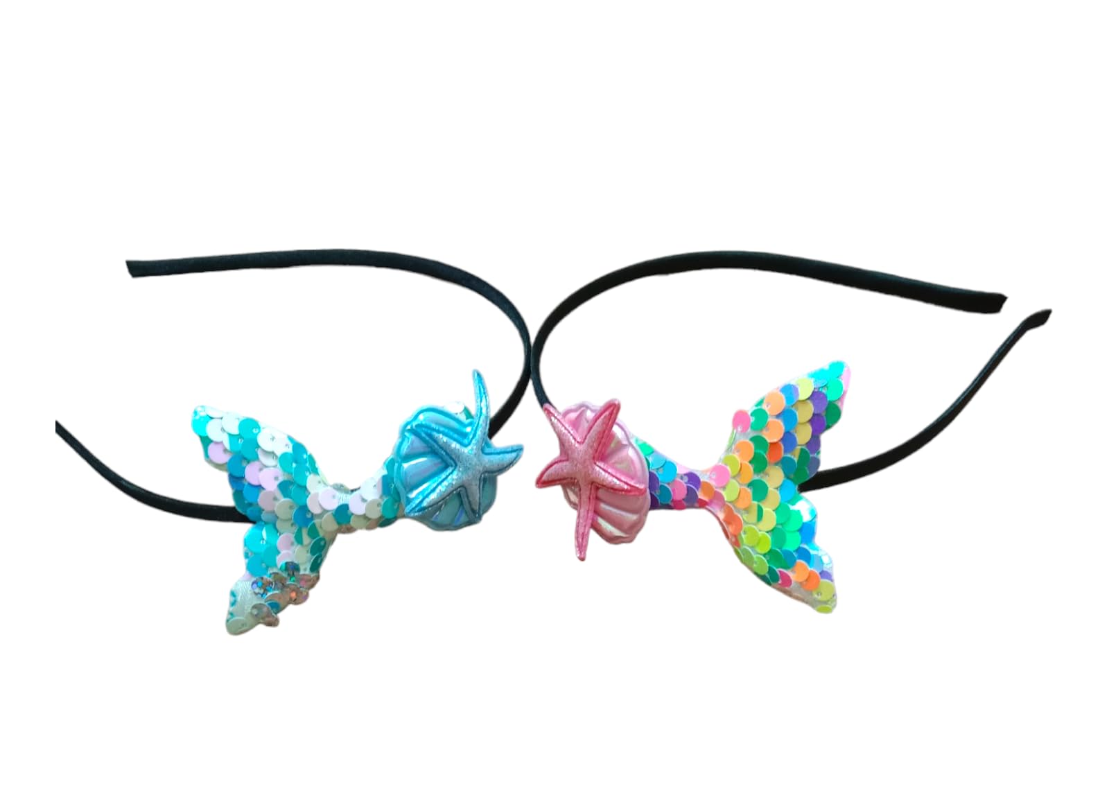 Prezzie Villa Pack of 2 Mermaid Tail Hairbands for girls Random color dispatched (B0B5771QHJ) Amazon Price History, Amazon Price Tracker