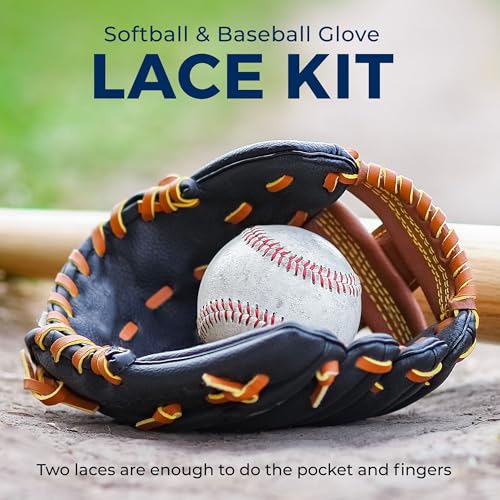 image for TOFL Pink Softball and Baseball Glove Lace Kit | Mitt Lace Glove Repai