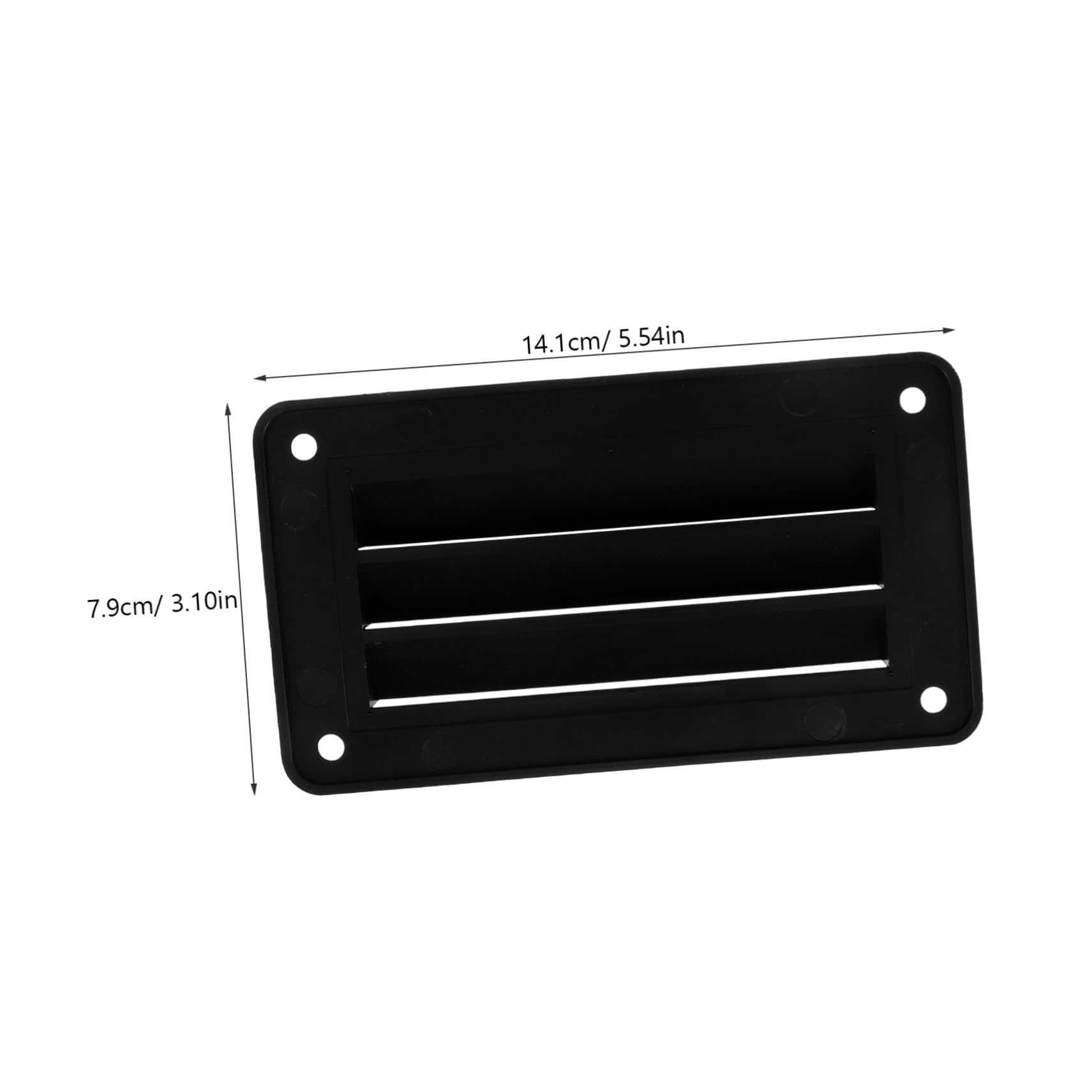 Sosoport 1 Set Boat Louvered Vent Panel Durable Ventilation Cover with Screws for Rv Boat Use Effortless Installation Multi Application for Harsh Environments