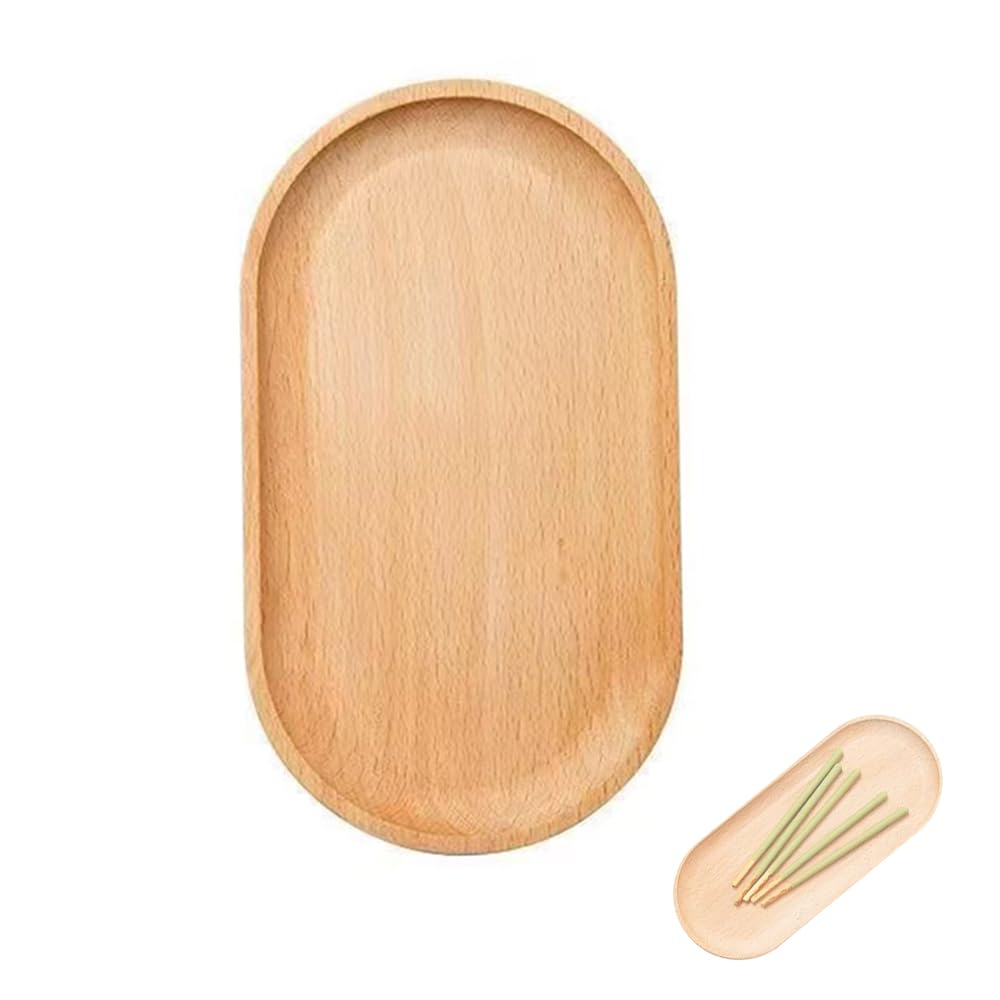 Amazon.co.jp: SHSHANLC 木製トレー 小物置き トレー 木製 10×18cm