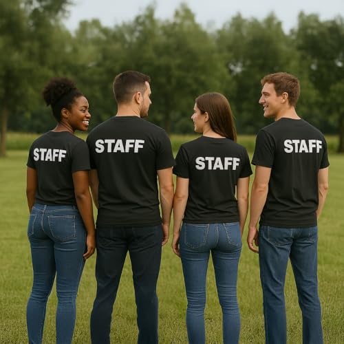 ATEQ UNIFORME T‑Shirt Staff Noir, Coton, Coupe Classique – vue 2