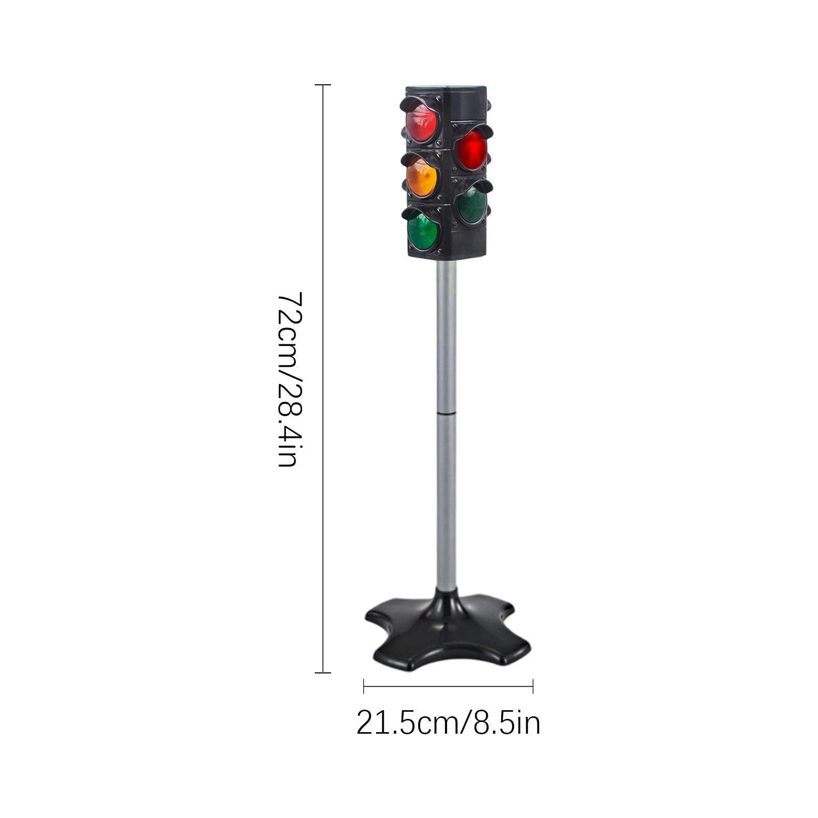 Generico Semáforo - Juguete ligero con sonidos educativos, 71,9 cm