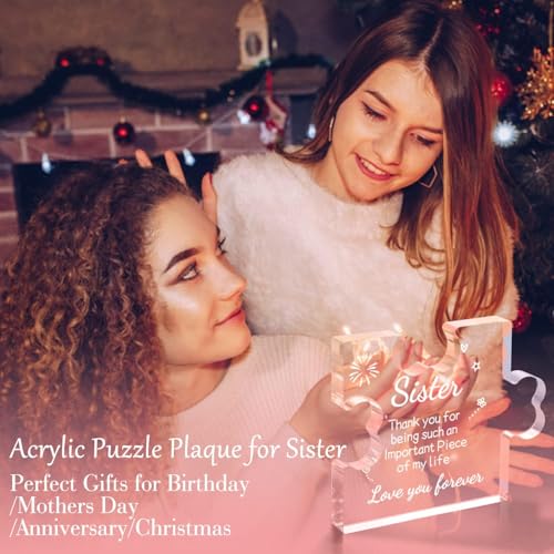 Image of Heart shaped plaque gift (Sister)