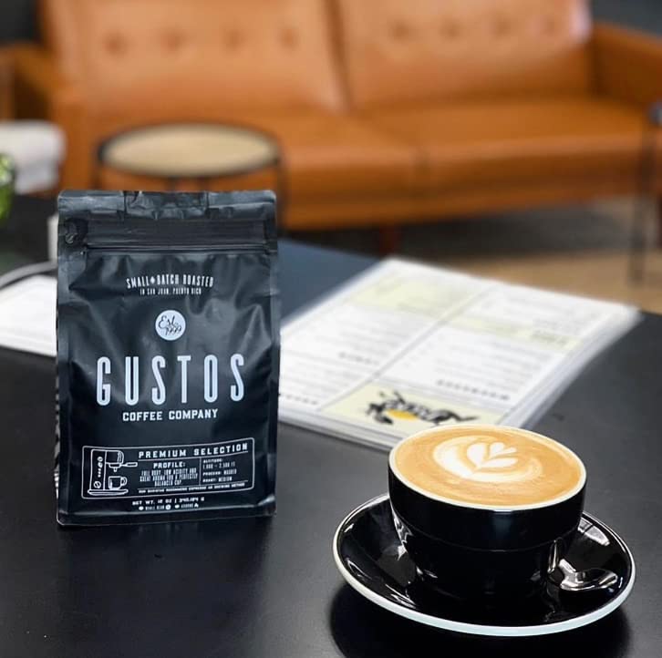 Miniatura 3 de Gustos Coffee Premium Selection  Café de grano entero de tostado medio puertorriqueño de alta gama (1, 12 onzas)
