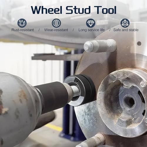 Image of JUSTTOP 22800 Wheel Stud Installer,Wheel Stud Installer Tool,Compatible with Most All Automotive Wheels and Light-Duty Truck Wheel Studs