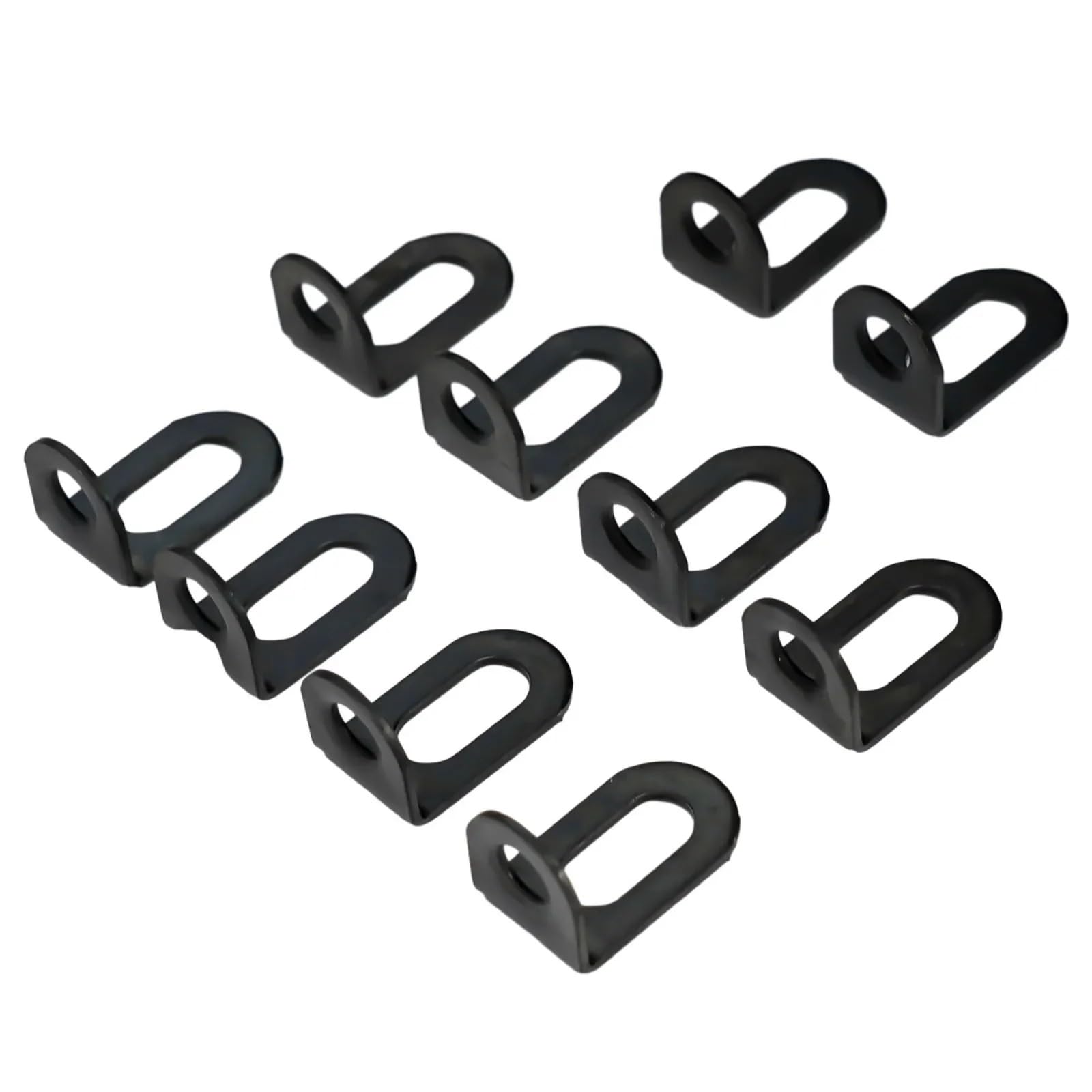 Mlyvax One Color 50Pcs Stainless Steel Corner Brackets Right Angle L Shape Brace Bracket Black Adjustable Small Corner Code Furniture Hardware