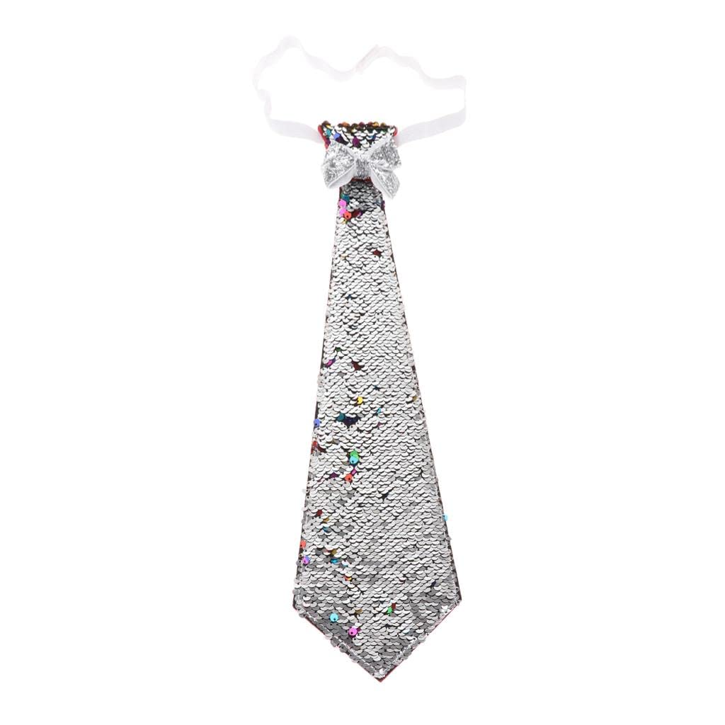 PEXORVA® Kid Bowknot Reversible Sequined Necktie Stage Party Pre Tie Neck Tie Sequins|Clothing Shoes & Accessories | Mens Accessories | Key Chains Rings & Cases-image-26