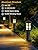 ZUCKEO Low Voltage Landscape Pathway Lights 5W Outdoor Landscape Lighting, 12-24V 3000K Aluminum Wired LED Bollard Path Lights Waterproof for Walkway Yard Garden, 12Pack