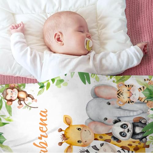 Image of Custom Baby Blanket,Personalized Blankets for Kids with Names,Customized Blankets with Name for Boy,Personalized Baby Blanket for Girl Customized Blanket,Gift for Birthday Christmas(50 inchX60 inch)