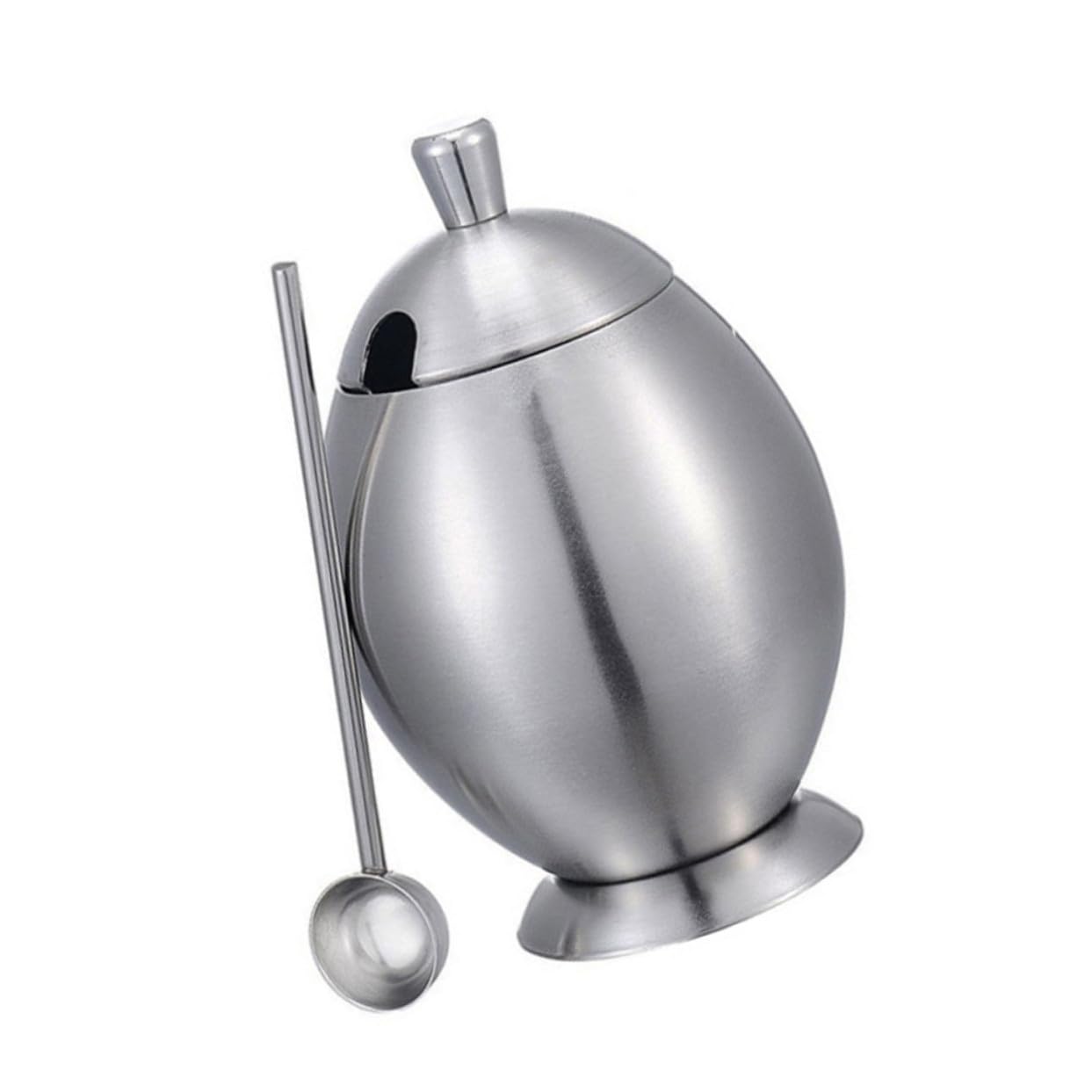 Gatuida Barattolo Versatile Coperchio e Cucchiaio in Acciaio Inossidabile 304 per Condimenti per Uso Domestico in Cucina e Sala da Pranzo
