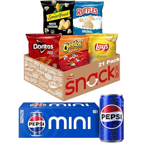 Perfect Pairs: Frito-Lay Classic Mix & Pepsi Mini Cans Bundle