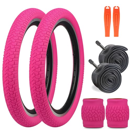 WEEROCK Bike Tire 20 Inch Tires 2 Pack 20 x 2.125 Folding Bead Replacement Tyre with 20In Inner...