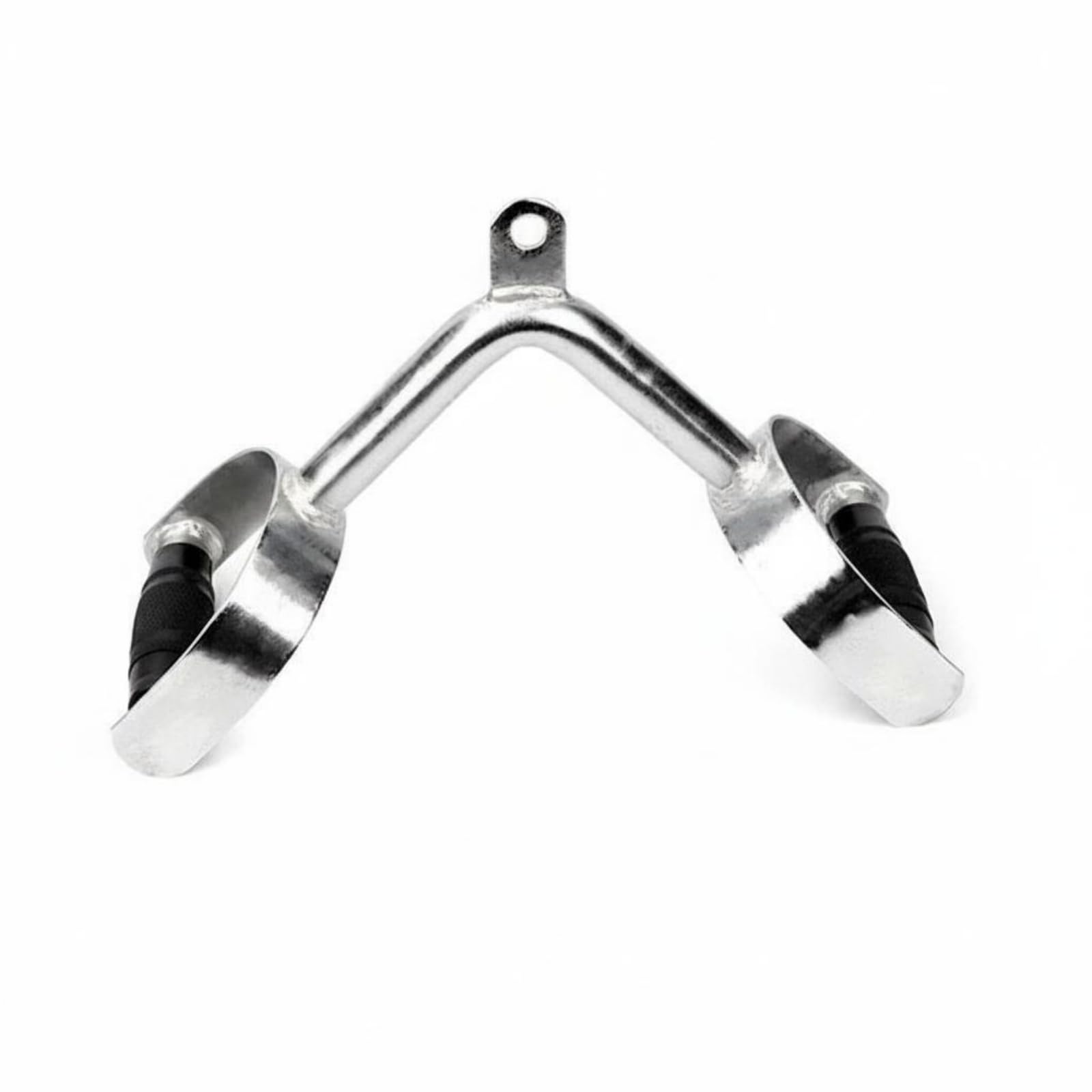 Metal Frame Gym Cable Attachment Rubberized Grip Cable Machine Handle Anti-Slip Pulley Handle Heavy Duty, D V-Shape Handle-image-38