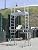 CBM Scaffold Aluminum Rolling Tower Standing at 12' Height with Hatch Deck Guard Rail U Lock