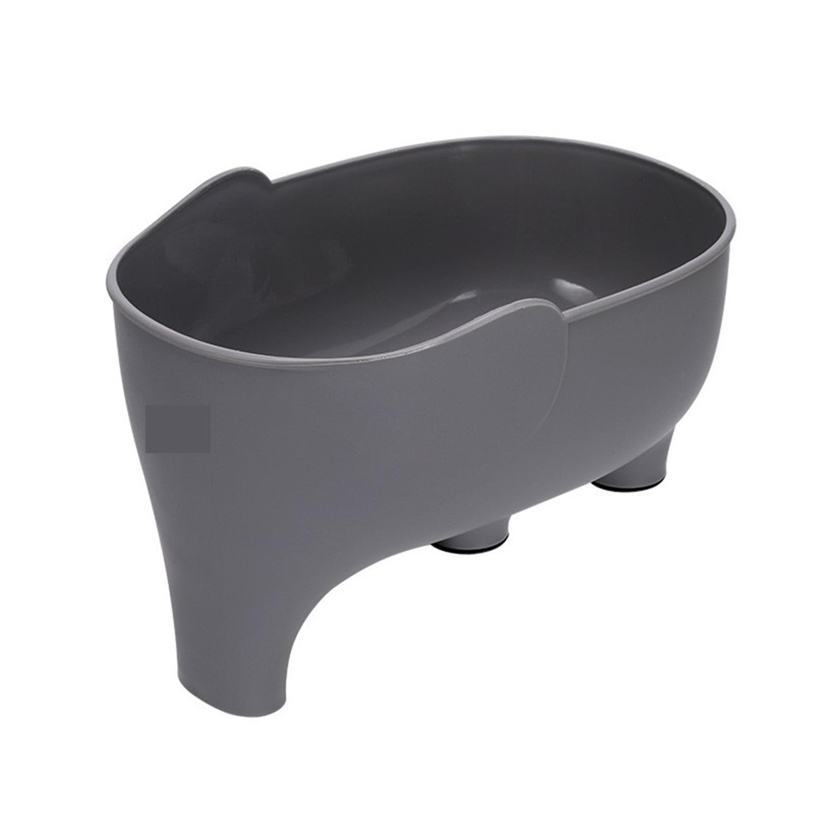 Elephant Drain Basket Multifunctional Kitchen Sink Home Living Room Vegetable And Fruit Washing(Grey)