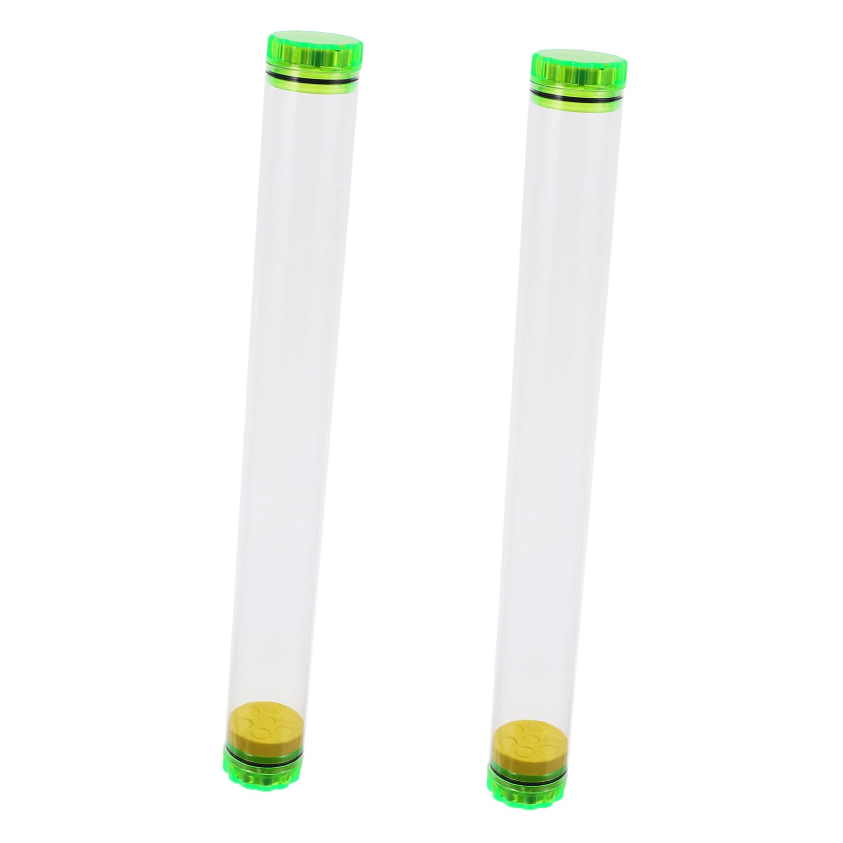 HANABASS Portable Fishing Float Tube Holder 2 Pack Float Lure Containers Tubes for Floating Fishing Tools