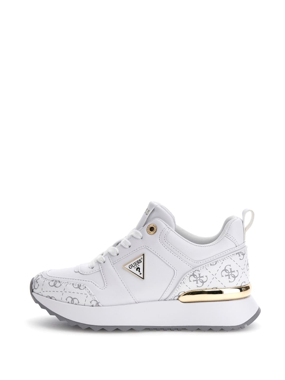 GUESS Zapatillas de Moda para Mujer, Blanco FLTKYN ELE12 WHIGR