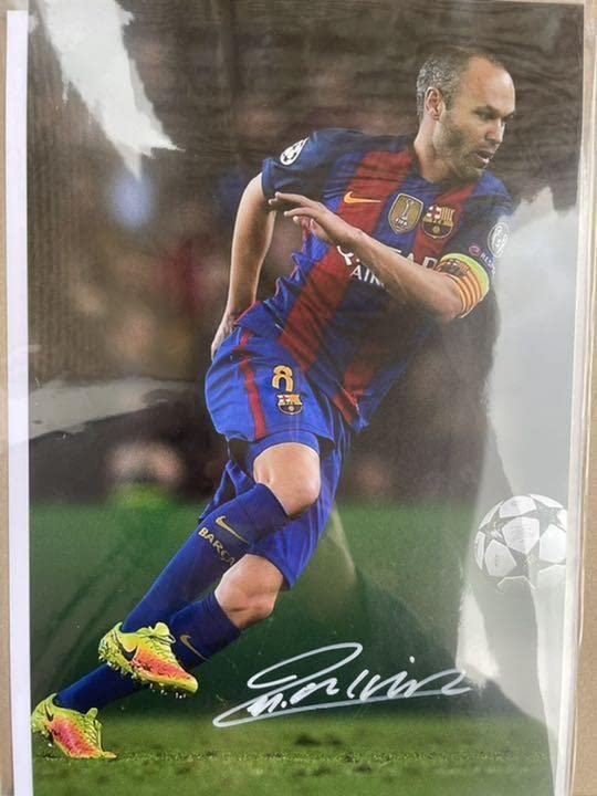 Amazon.co.jp: 横浜fc アンドレス・イニエスタ Andres Iniesta直筆