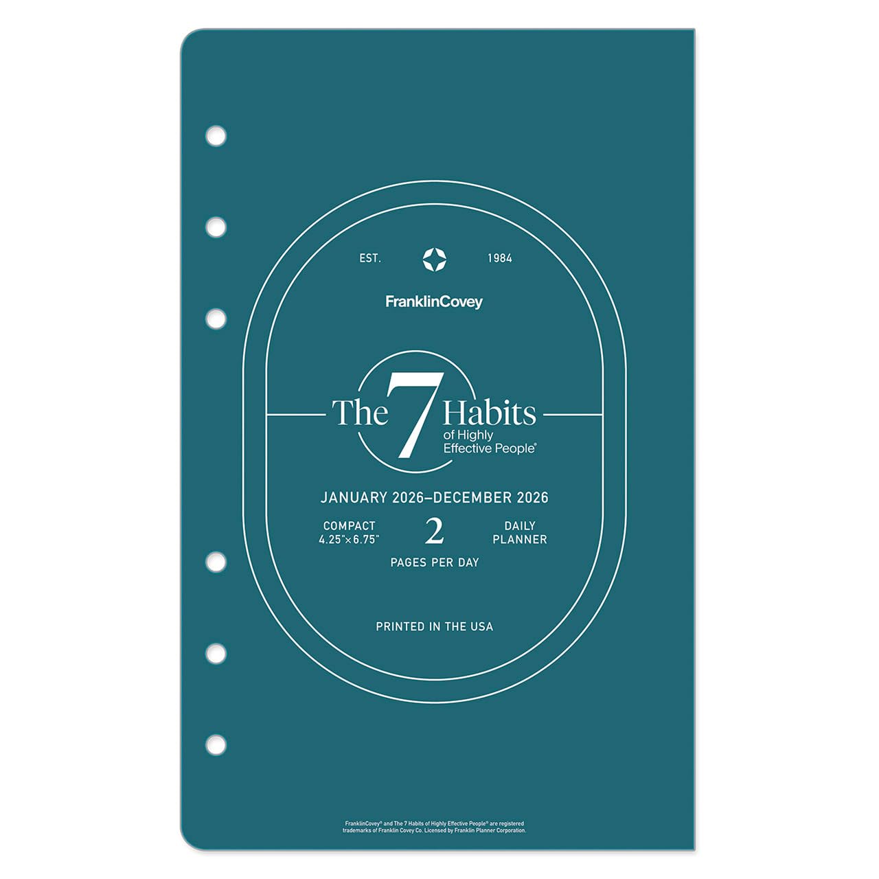 Amazon.com : FranklinCovey - 7 Habits Two Page Per Day Ring