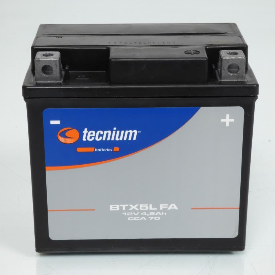 12V 5Ah Gel Battery Maintenance Free - Fits Aprilia RS/RX 50-250, YB4L-B, YTX4L-BS 14 thumbnail image
