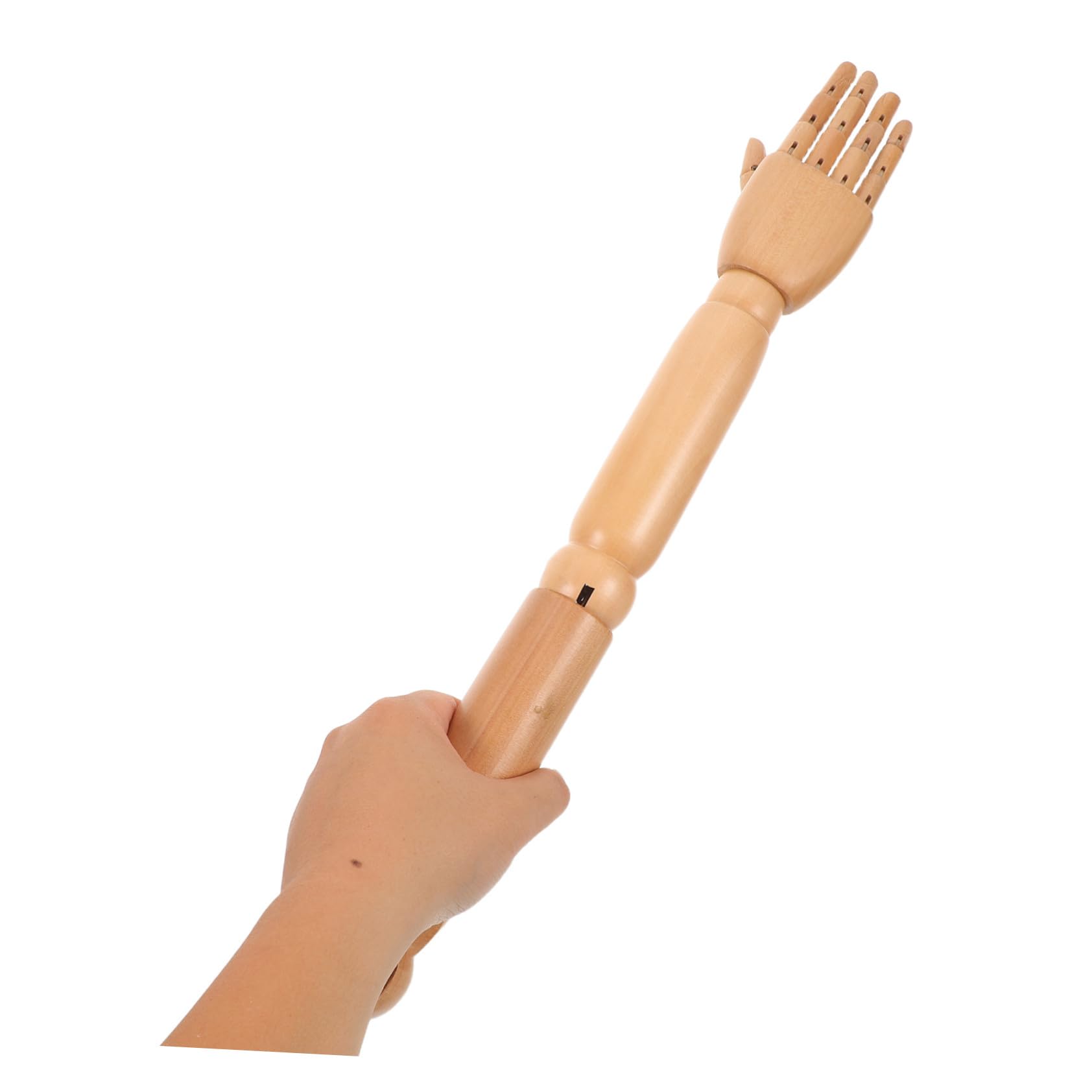 Homoyoyo Brazo de Maniquí Articulado de Madera para Niños, 1 Par | Color Caqui, Juntas Móviles, Montaje Sencillo, para Modelos Educativos, Clases de Arte y Títeres