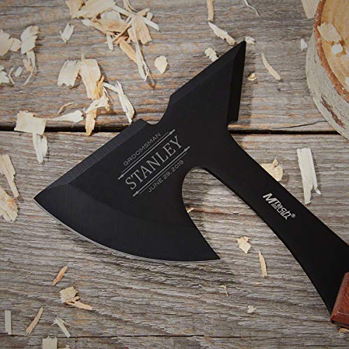 Product Image of the Stanford Custom Engraved Tactical Hatchet Groomsmen Gift (Personalized Product)