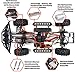 Cheerwing 1:10 Scale Rock Crawler 4WD Off-Road Remote Control Truck Large Hobby RC Car for Adults