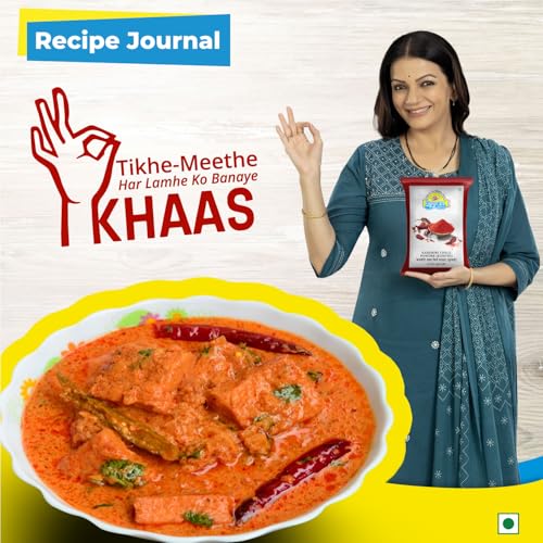 Image of Spyran Kashmiri Red Chilli Powder, Lal Marchu Powder, 100% Natural and No Preservatives & Color 1kg