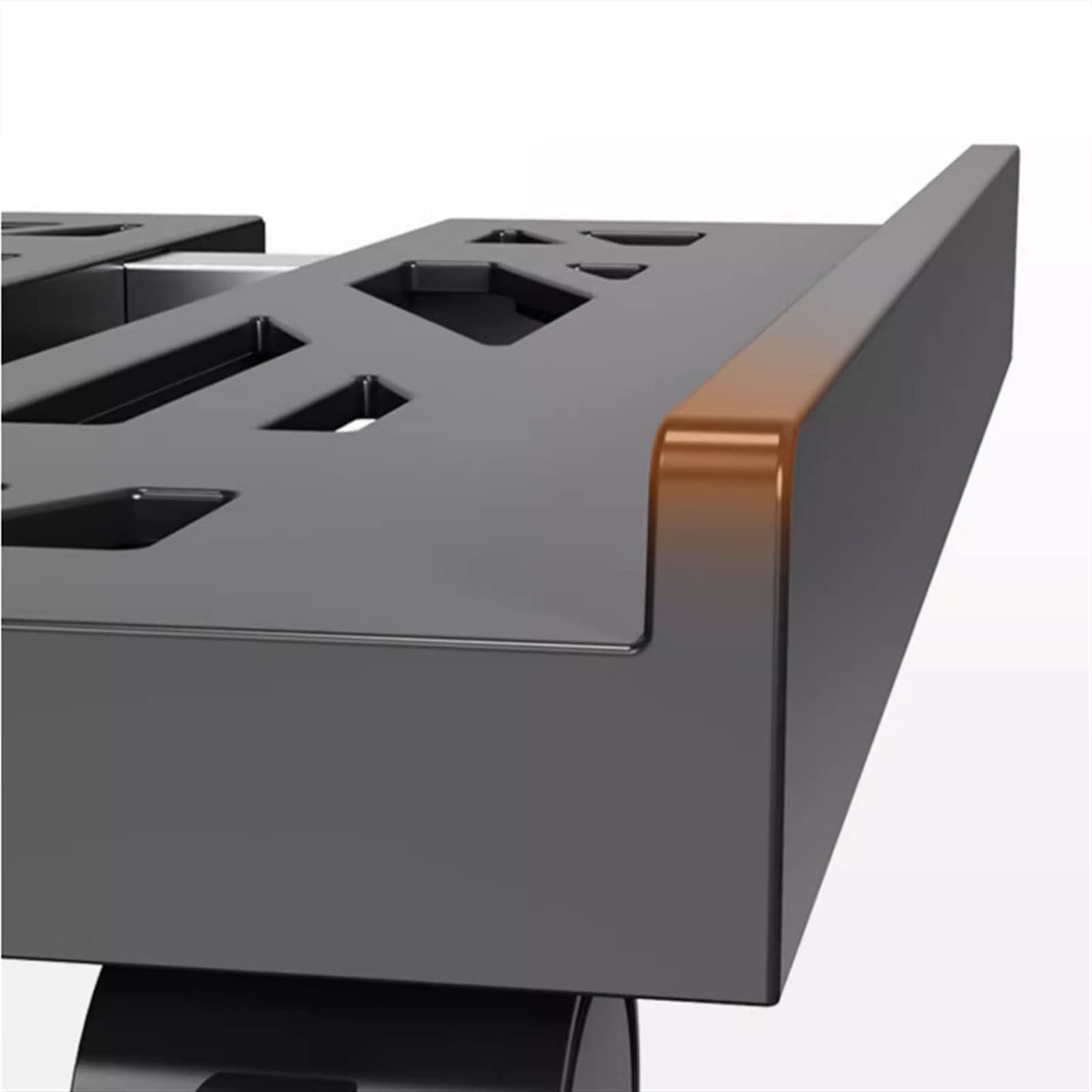 Supporto per schermo regolabile, supporto per tornio computer da scrivania con ruote, supporto per CPU mobile regolabile con ruote bloccabili, supporto per custodia per computer espandibile per l